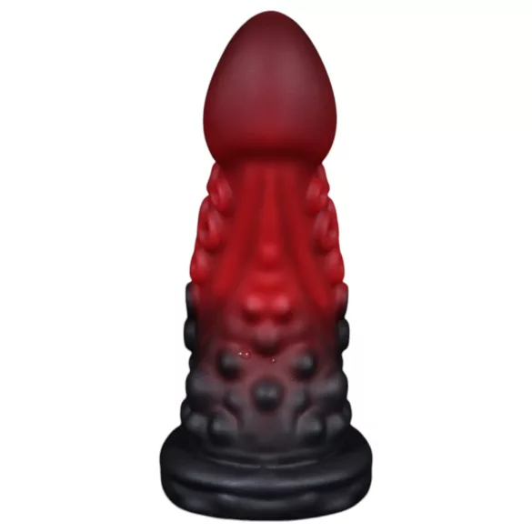 OgazR - chobotnicové dildo - 19 cm - červené