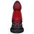 OgazR - chobotničkové dildo - 19 cm (červené)