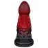 OgazR - chobotnicové dildo - 19 cm - červené