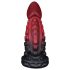 OgazR - chobotničkové dildo - 19 cm (červené)