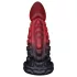 OgazR - chobotnicové dildo - 19 cm - červené