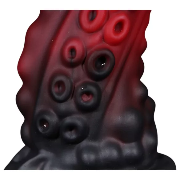 OgazR - chobotnicové dildo - 19 cm - červené