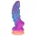 OgazR - svítící dračí dildo - 22 cm (fialovo-růžové)