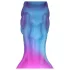 OgazR - svítící dračí dildo - 22 cm - fialovo-růžové