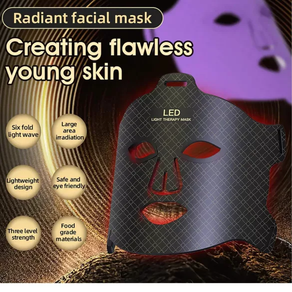 Fotonová LED maska na omlazení pleti (4 režimy světelné terapie)