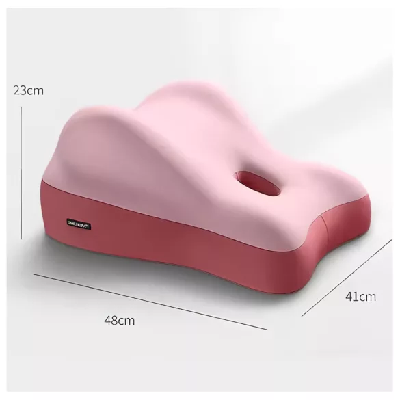 Magic Pillow - polštář z paměťové pěny s držákem na dildo - růžový