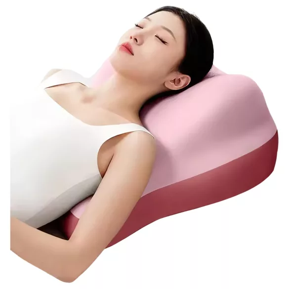 Magic Pillow - polštář z paměťové pěny s držákem na dildo - růžový
