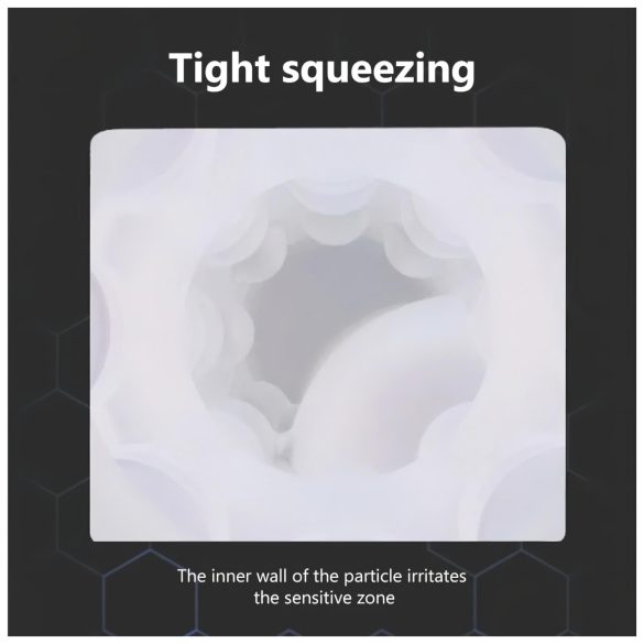 Lonely - automatický masturbátor sání, zahřívání, zvukové efekty - bílý