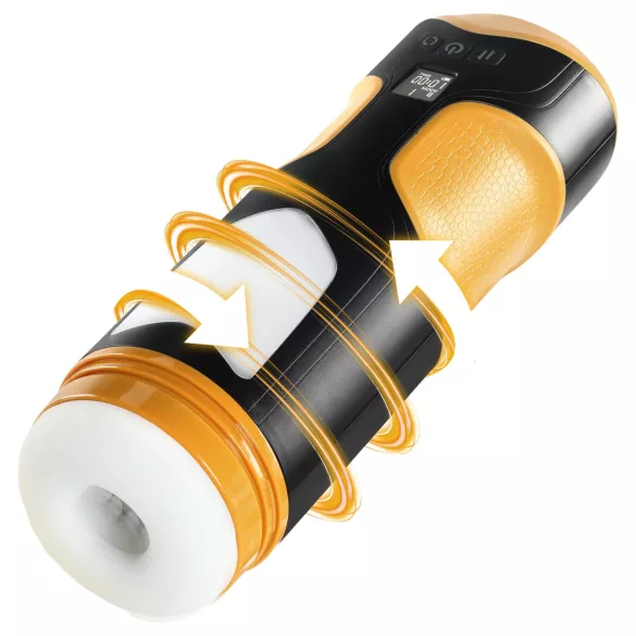 Lonely - automatický masturbátor s rotací a pohybem - černý