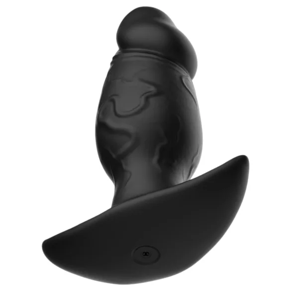 Kangvo - magnetický nafukovací fantasy dildo velké (černé)