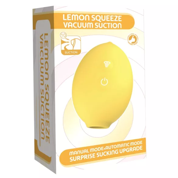 Lemon Squeeze - vibrační stimulátor klitorisu ve tvaru citronu (žlutý)