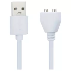   Pleasure Charge Pantyrebel - magnetický USB nabíjecí kabel (bílý)
