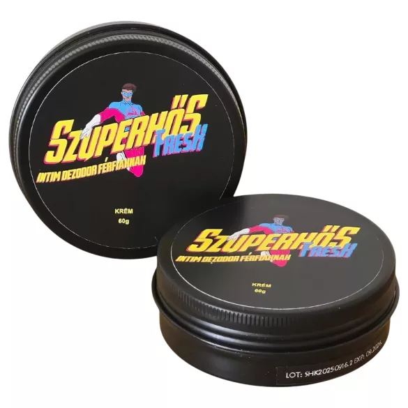 Superhrdina Fresh - intimní krémový deodorant pro muže (60 g)