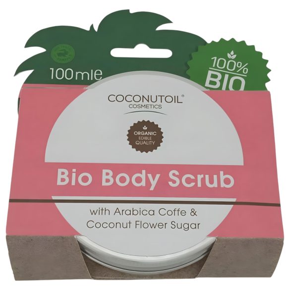 Kávový bio peeling s kokosovým cukrem (100 ml)