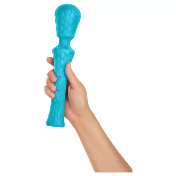 FemmeFunn - masážní vibrátor Ultra Wand XL - prémiový silikon tyrkysový