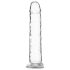Addiction Crystal - přísavný dildo (průhledný) - 18cm