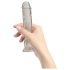 Addiction Crystal - přísavný dildo (průhledný) - 18cm