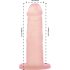 Koktejly touhy - přísavkový dildo (meruňka)