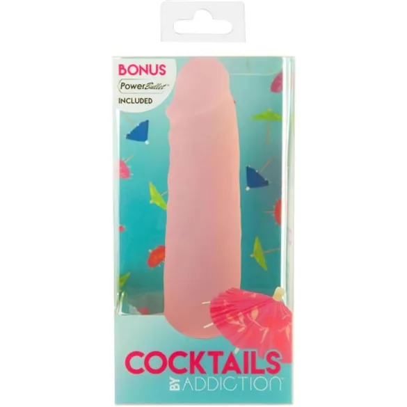 Addiction Cocktails - dildo s přísavkou (meruňkový)