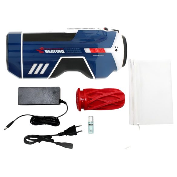 Leten SM Future Pro - automatický masturbátor s tlačením a ohřevem - modrý