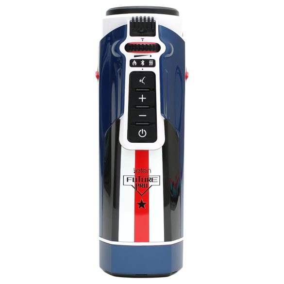 Leten SM Future Pro - automatický masturbátor s tlačením a ohřevem - modrý