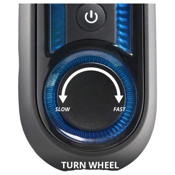 Leten SM320 - masturbátor s hlasem, pohybem a ohřevem - černý