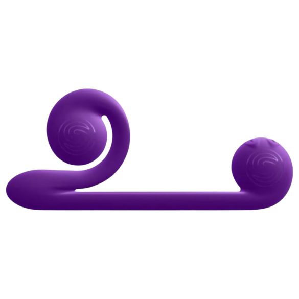 Snail Vibe Duo - dobíjecí, 3v1 stimulační vibrátor (fialový)