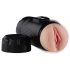 Osamělý - ústní a vaginální masturbátor (přírodní-černý)