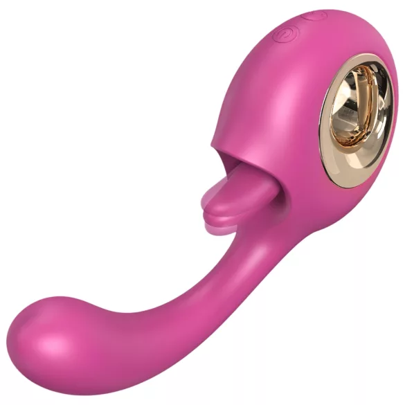Sex HD - lízací a G‑bodový vibrátor (červený)
