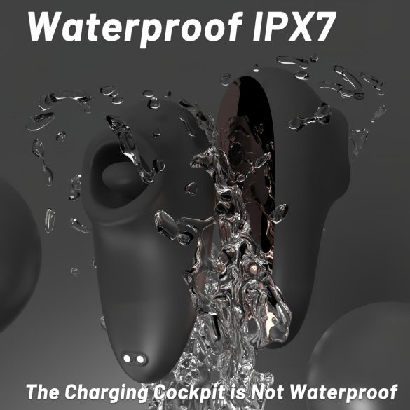 Sex HD Mirror - vibrátor s funkcí ohřevu a lízáním - černý