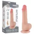 Sliding-Skin - dvouvrstvé dildo s přísavkou - 19,5 cm (tělová barva)