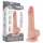 Lovetoy - realistické dildo s varlaty - dvouvrstvé - 20 cm - tělová barva