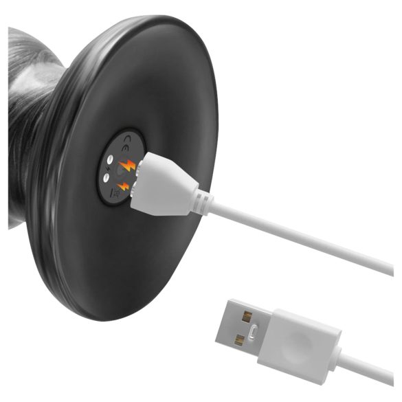 Lovetoy King Sized - vibrátor extra velký - 32 cm - šedý