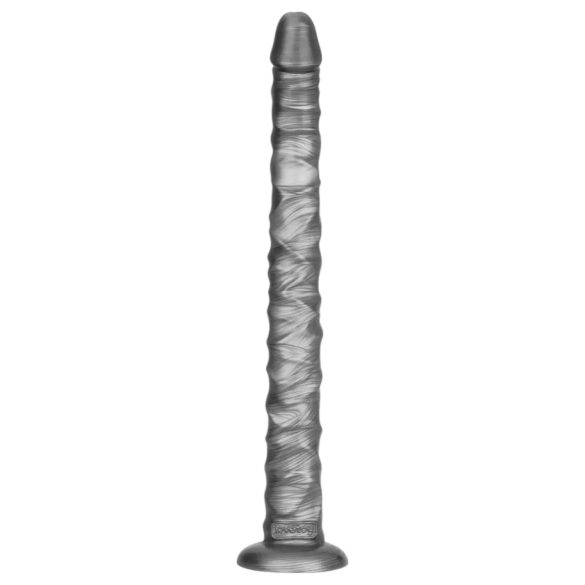 Lovetoy King Sized - extra velký vibrátor - 40,5 cm - šedý