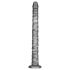 Lovetoy King Sized - extra velký vibrátor - 40,5 cm (šedý)