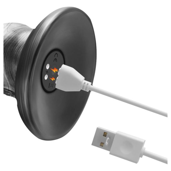 Lovetoy King Sized - extra velký vibrátor - 40,5 cm - šedý