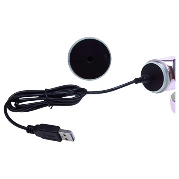 Baile - vibrátor s křidélky a stimulací klitorisu - růžový