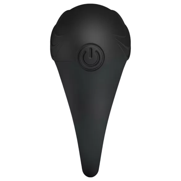 Pretty Love Bertram - vibrační erekční kroužek - vodotěsný - černý