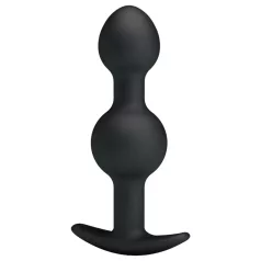 Pretty Love - anální dildo s vnitřní kuličkou - černé