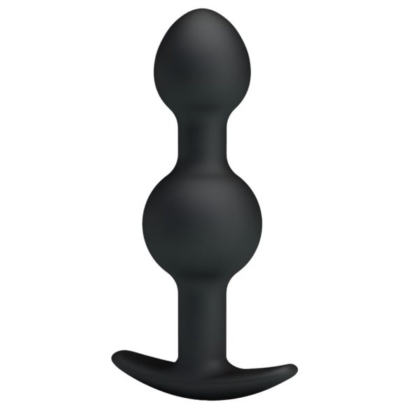 Pretty Love - černé anální dildo s kuličkami uvnitř