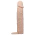 Pretty Love - vibrační nástavec na penis (přírodní)