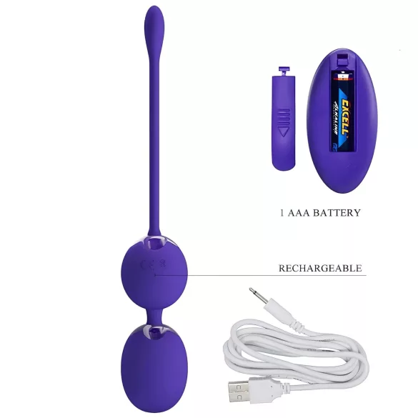 Pretty Love Willie Youth - vibrační venušiny kuličky s dálkovým ovládáním