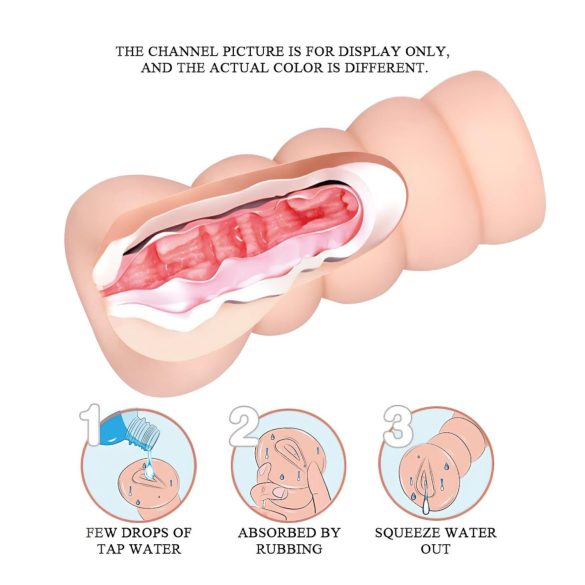 Crazy Bull - masturbátor vagína - realistická - naturální barva
