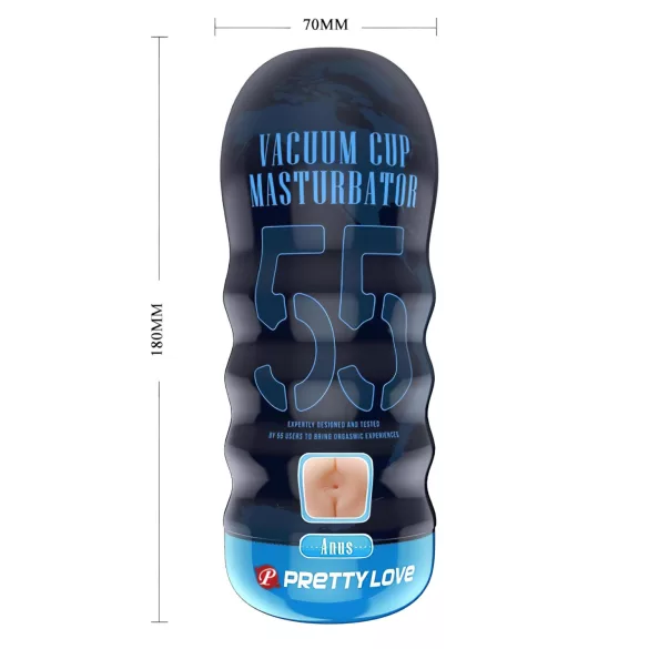 Pretty Love - masturbátor ve tvaru zadečku - realistický pocit - naturální barva