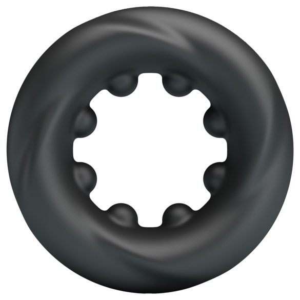 Crazy Bull - vibrační erekční kroužek - černý