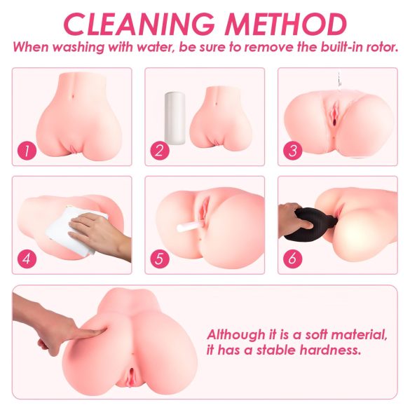 Vibeconnect - chytrý masturbátor torzo - realistický - naturální