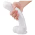 Sex HD Martin - realistický dildo s přísavkou a varlaty - bílý