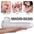 Sex HD Martin - realistický dildo s přísavkou a varlaty - bílý