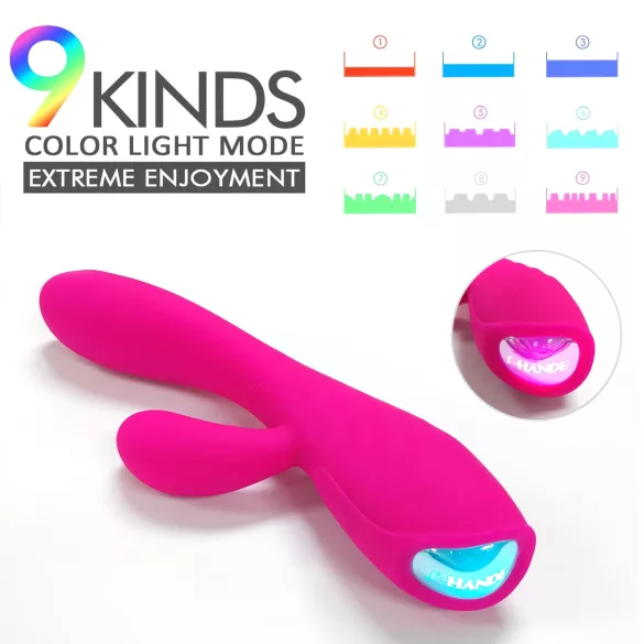 Sex HD Muses - vibrátor s ohřevem a vibracemi - vodotěsný, dobíjecí, růžový