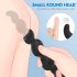 Sex HD Steven - černé anální dildo s perličkami